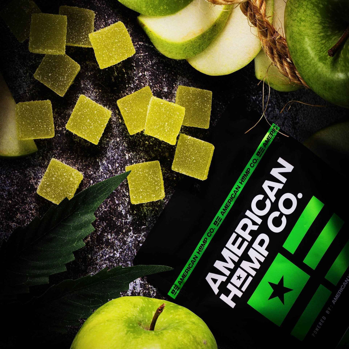 Sativa Green Apple Gummies - Socialize - WS